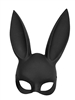 Sexy Bunny Half Mask Black