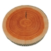 Wood Log Slice Realistic Soft Velvet Foam Pillow