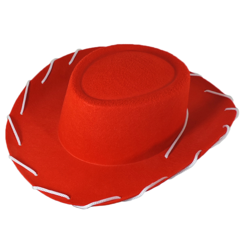 Children's Western Woody Style Kids Cowboy Ranch Hat Red 20