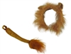 Children's Deluxe Lion Headband & Tail Costume Set