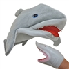 Plush Killer Shark Jaws Great White Costume Hat and Hand Puppet